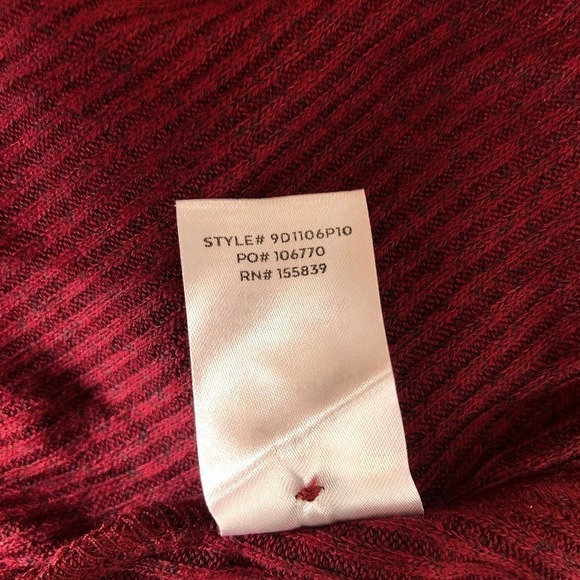 Lulus Sweet Comfort Sweater Dress Button Front Ribbed Knit Burgundy NWT Size XS - Picture 12 of 13